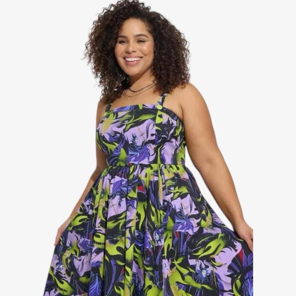 Torrid x disney villains maleficent dress